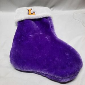 Los Angeles Lakers Louisiana LSU Tigers Purple & White Stocking